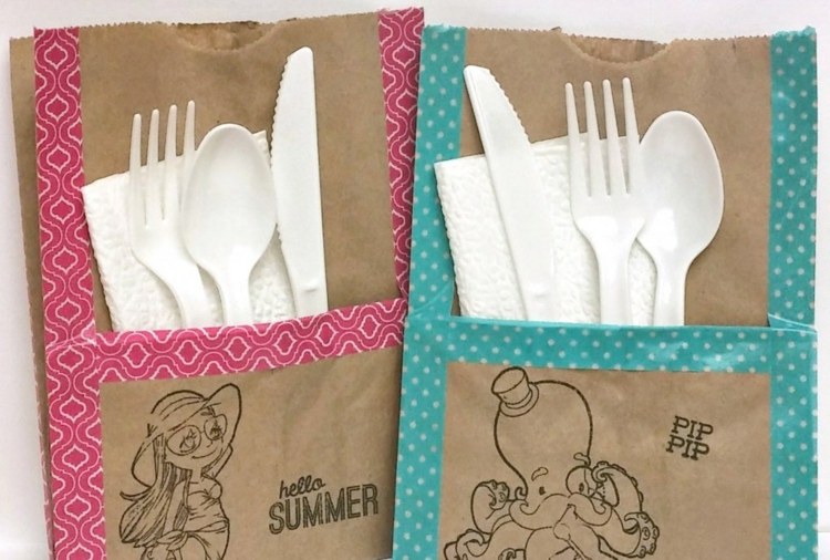 nápady-piknik-plastová-príborová taška-originál-dizajn-kutilstvo