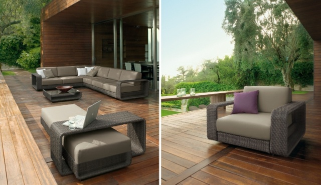 Stôl na záhradný nábytok počítač záhradný pult priestor Počítačový záhradný pult priestor nápady denná posteľ