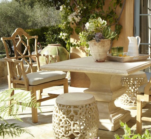 Mramorová záhradná stolička z kvalitného dreva Stolička z jemného dreva stoličky jemná výroba