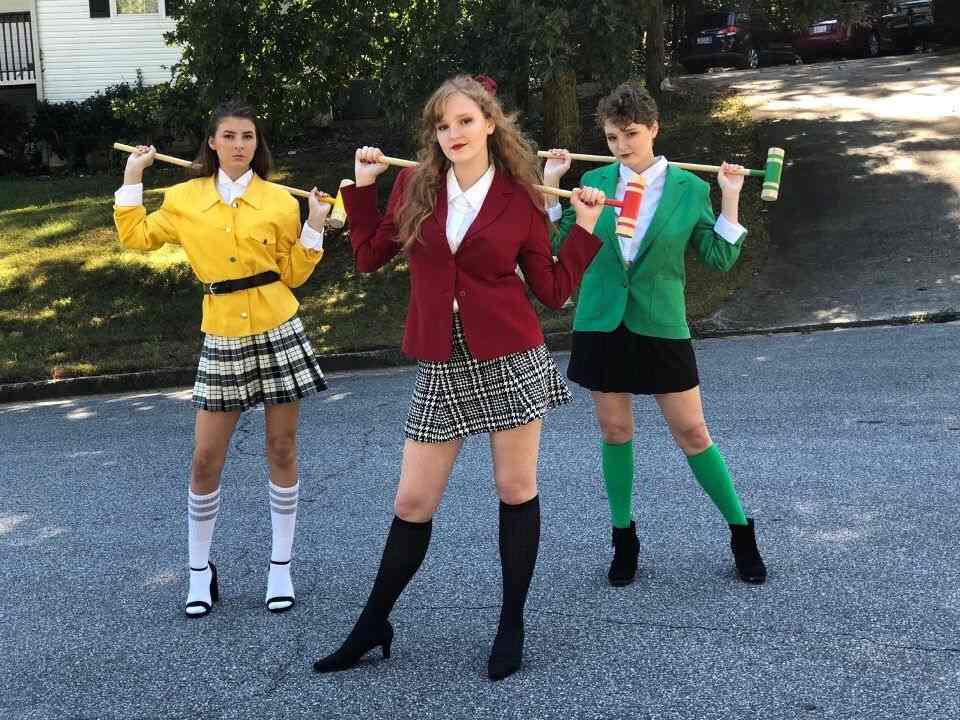 Halloween kostým Halloween pre najlepších priateľov skupinový karnevalový kostým 80. rokov