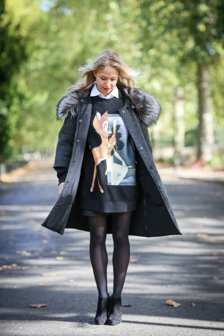 80. roky-móda-mikina-šaty-čierna-Givenchy-parka-bunda-jeseň