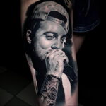 Zdjęcie portretu tatuażu Mac Millera 20.01.2021 №0077 - Tatuaż Mac Miller -