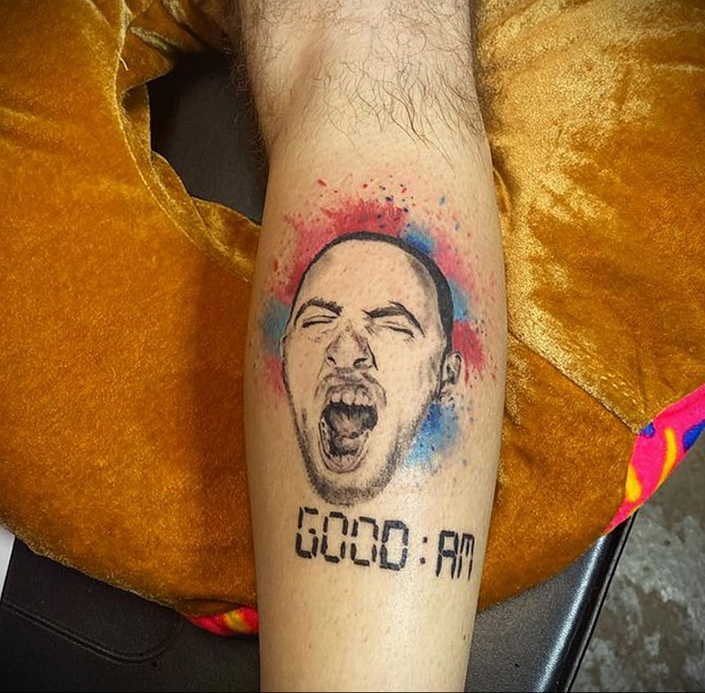 Zdjęcie portretu tatuażu Maca Millera 20.01.2021 №0066 - Tatuaż Mac Miller -