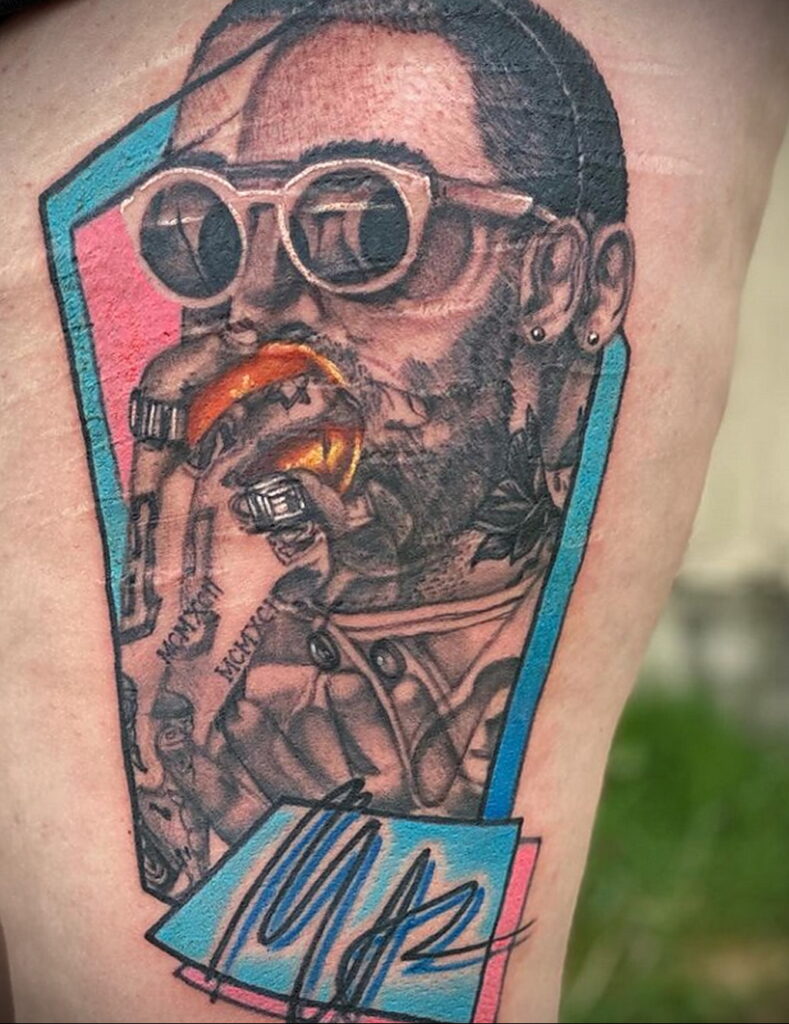 Zdjęcie portretu tatuażu Maca Millera 20.01.2021 №0057 - Tatuaż Mac Miller -