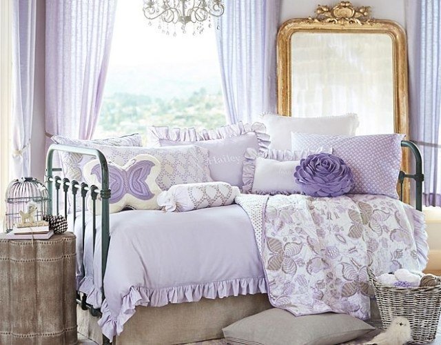 Príslušenstvo-dievčenská izba-útulná-perina-vankúš-fialová