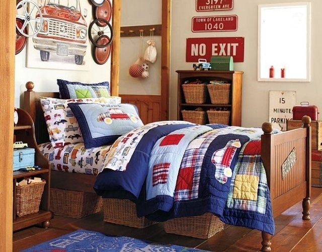 Detská izba-nábytok-z-dreva-príslušenstvo-úložný-úložný-košík-tkaný