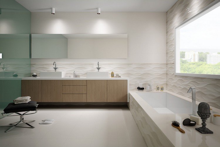 kúpeľňa-nápady-3d-obklady-vlny-vzor-drevo-márnosť