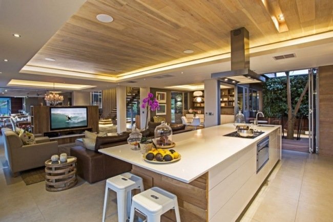 drevená stropná podlahová krytina otvorený koncept dizajn luxusný drevená stropná podlahová krytina otvorený projekt kontakt mimo svet