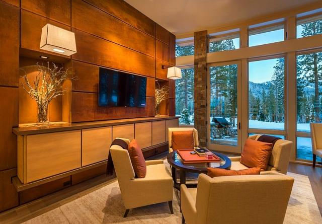 dizajn steny dekoratívne panely obývacia izba vzhľad cortenovej ocele stenový dizajn-dekoratívne-panely-obývačka-cortenová oceľ-optika