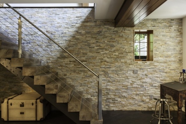 stenový dizajn kamenné schody schody z masívneho dreva stenový dizajn-kameň-schody-schody z masívu