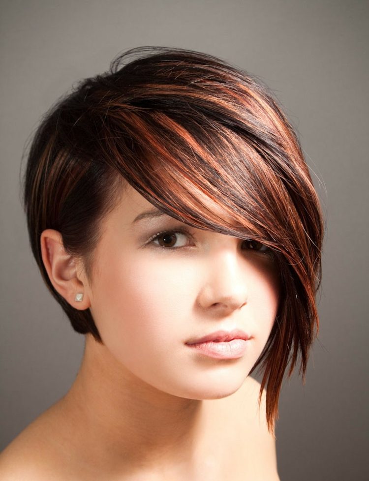 asymetrický strih bobov a-line