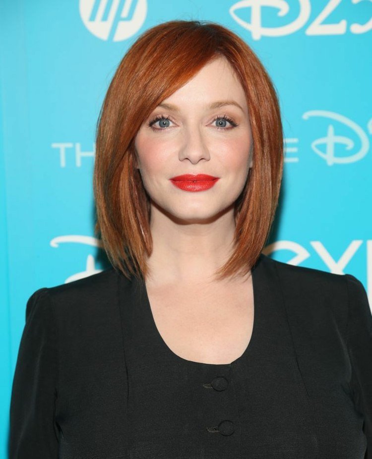 áčkové bob vlasy farba medi medené účesy