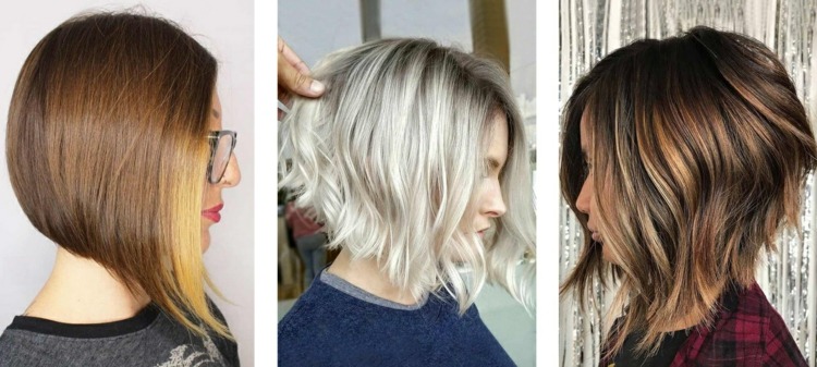 stredne dlhé objemné a-line bob trend účes ženy