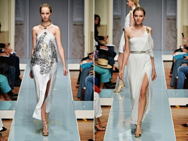 moderné dlhé večerné šaty elegantné módne trendy bez ramienok Večerné šaty, elegantné módne trendy bez ramienok 2014