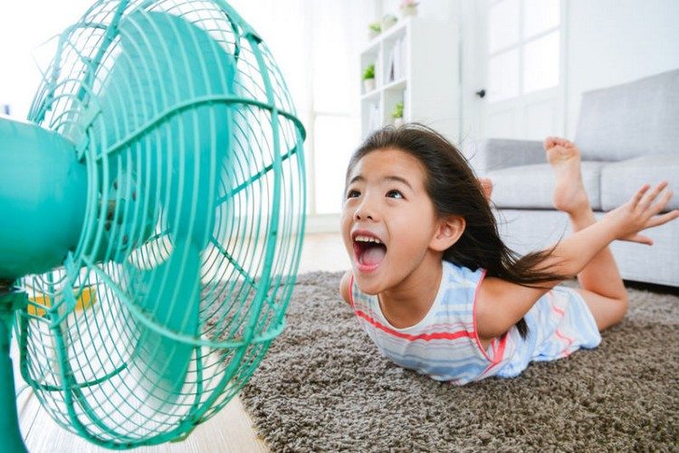 Ochlaďte sa hrotmi ventilátora pre danú pozíciu