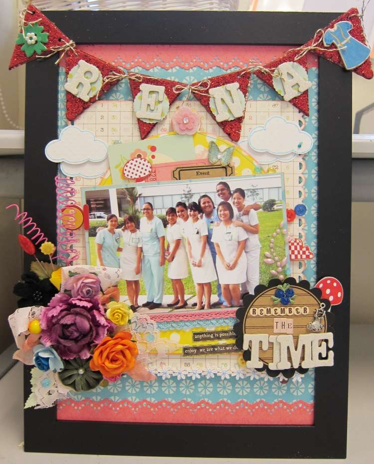 Rozlúčkové darčeky-kolega-drotár-scrapbooking-rámy na obrázky