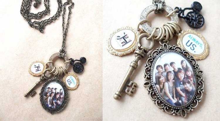 lúčenie-darčeky-priatelia-vinobranie-reťazová fotografia