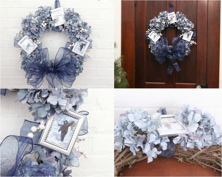 Adventné a vianočné ozdoby drotársky veniec-rám obrazu-vŕbový veniec