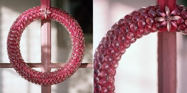 Dekorácia vchodové dvere vchod zdobia ručné veniec dverný veniec lesklé dekoratívne prvky