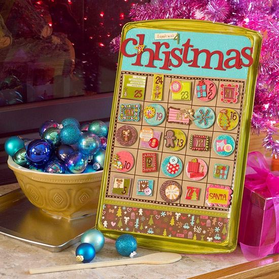 Remeselné nápady papierová adventná sezóna kalendár stromová guľa Kalendár adventných sezón aranžovanie stromčekových guličiek