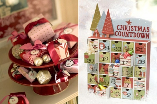 milé prekvapenie batoľatá adventného kalendára Adventný kalendár aranžovanie darčekov pre batoľatá