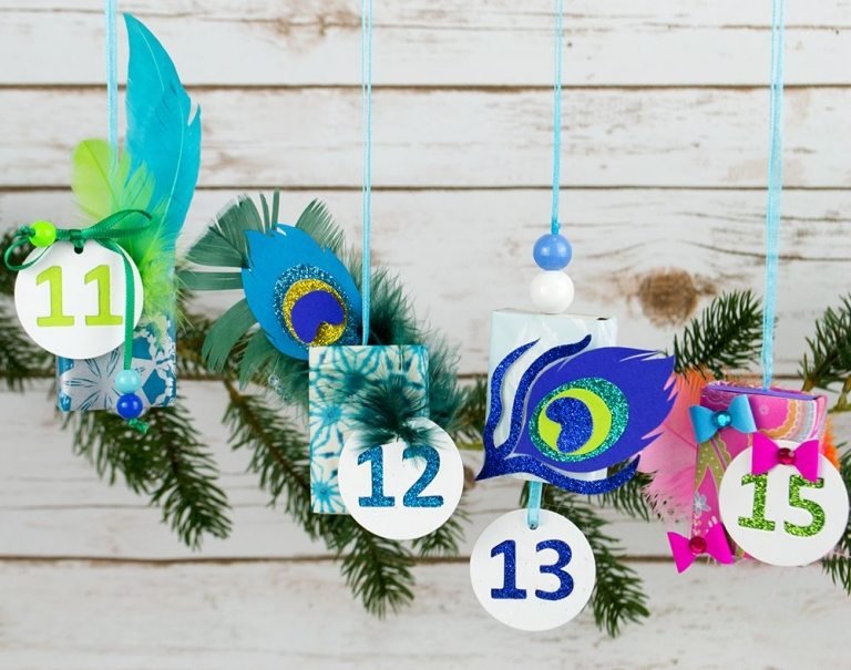 Adventné kalendáre zo zápalkových škatúľ sami vyrábate s deťmi nápady na Vianoce na Vianoce