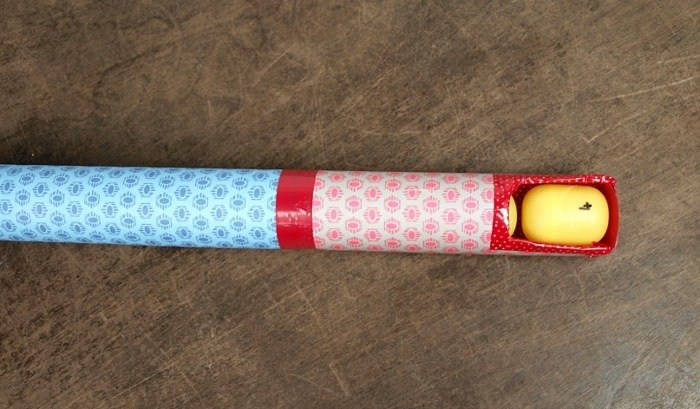 Vajcia s prekvapením adventný kalendár, návod na balicí papier na baliaci papier