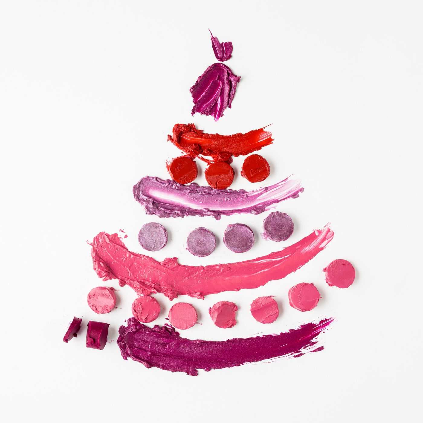 Nápady adventný kalendár naplniť žena vybrať dekoratívnu kozmetiku tuková farba