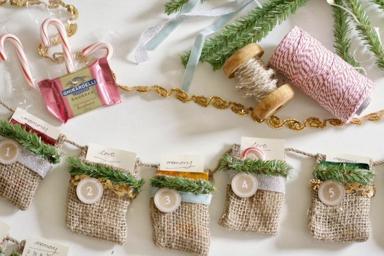 ozdoba romantického adventného kalendára pre mužov