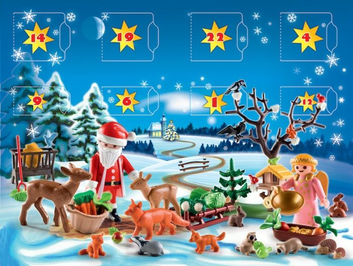 Adventný kalendár Playmobil s figúrkami Playmobil Adventný kalendár od Legga
