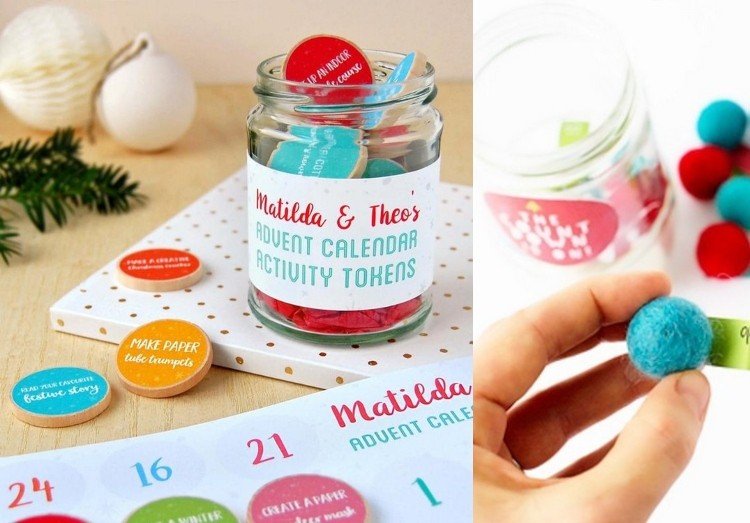 Tinker adventný kalendár v pohári návod