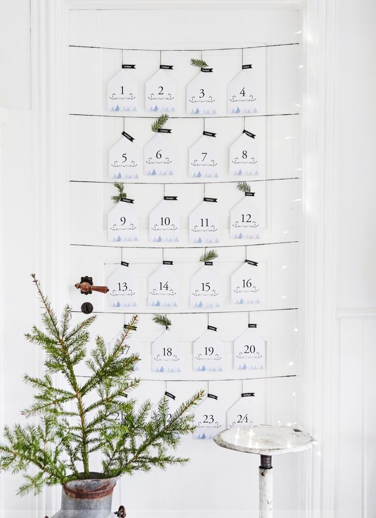 drotársky adventný kalendár sami papierové obálky minimalistické obálky