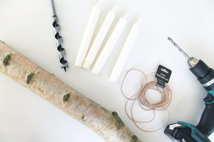 Materiály na výrobu škandinávskeho adventného venca adventný veniec drevo drotár-uzol-vrták-sviečka-lano-škandinávsky