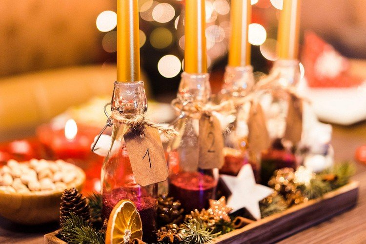 Vytvorte si vlastné nápady na adventný veniec s okuliarmi