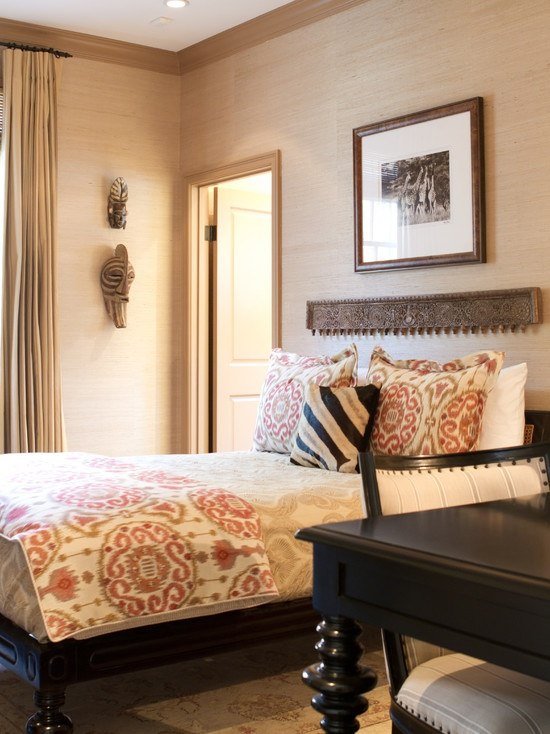 spálňa v africkom štýle