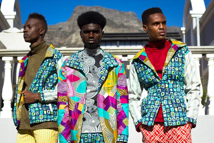 pánske letné bundy z africkej módy