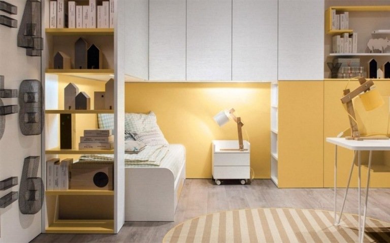 Javorový nábytok-bielo-lakovaný-dizajn-detská izba