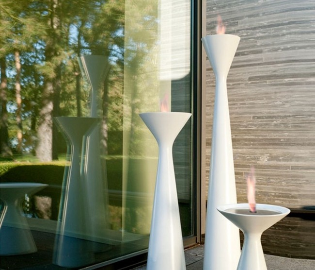 biokrb moderná pochodeň mobilná terasa záhrada