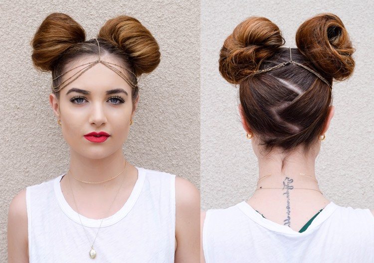 Letné účesy vesmírne drdoly festival vzhľad