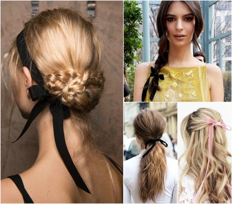 letný-účes-stuha-čierna-ružová-satén-zamat-akcent