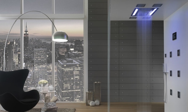 sprchová hlavica sprchové armatúry design led aqua sense graff