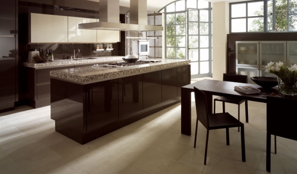 Moderná kuchyňa hnedé biele nápady SieMatic