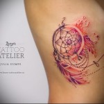 álomfogó - tetoválás akvarell fotó