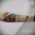 tetoválás akvarell fotó 1