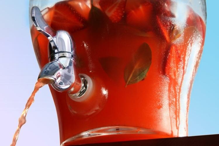 Jahody Limonáda Citrónová bazalka nealkoholické Limonáda Lemon Basil nealkoholické lahodné nápoje