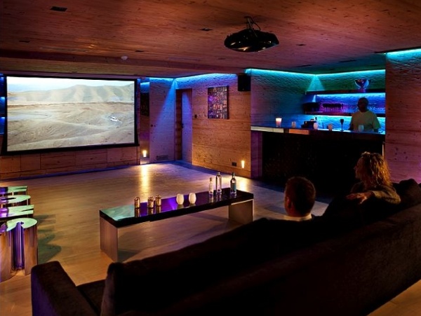 Zariadenie suterénu-moderný dizajn chaty-bo Zariadenie suterénu-moderný dizajn chaty-bo