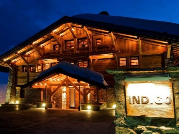 Chata Alpy Francúzsko Indigo Alpská lyžiarska chata Francúzsko Indigo