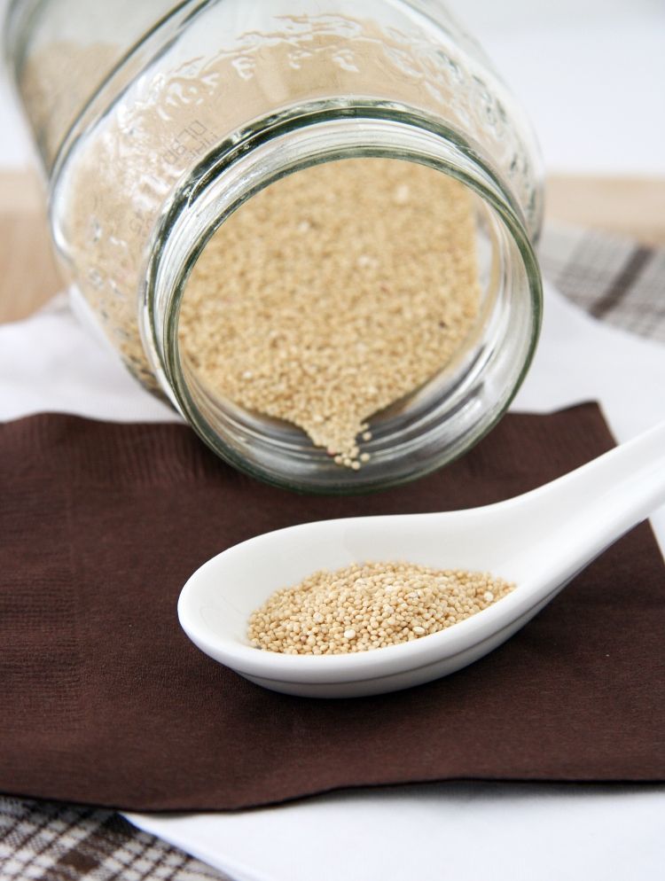 Amarantové semená sú bezlepkové a organické