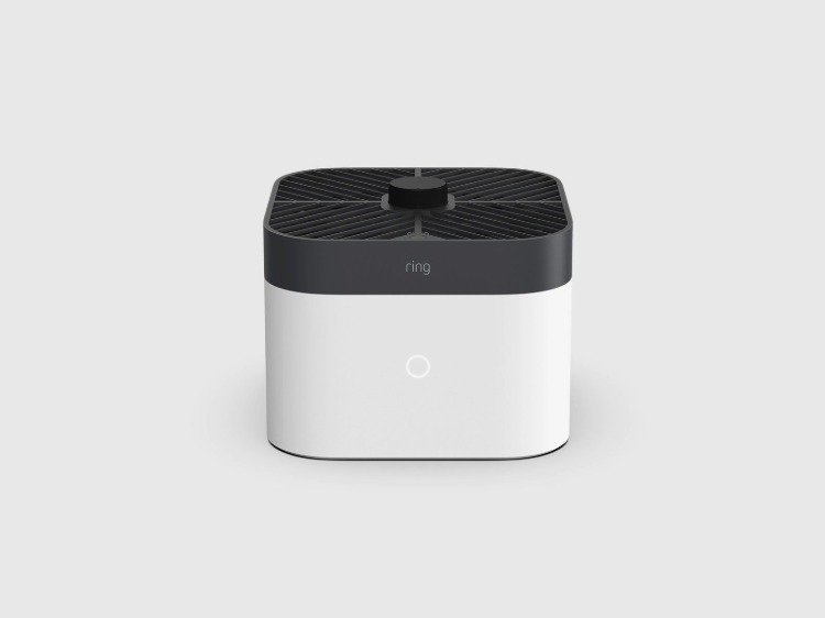 inovatívna monitorovacia kamera amazon s dokovacou stanicou v minimalistickom dizajne