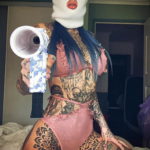 Amber Luquet i reakcija društvenih mreža na njezinu novu tetovažu na obrazu - fotografija 4